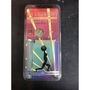 1996 Olympic Games Pictogram Collection Pins on Card Sealed Weightlifting